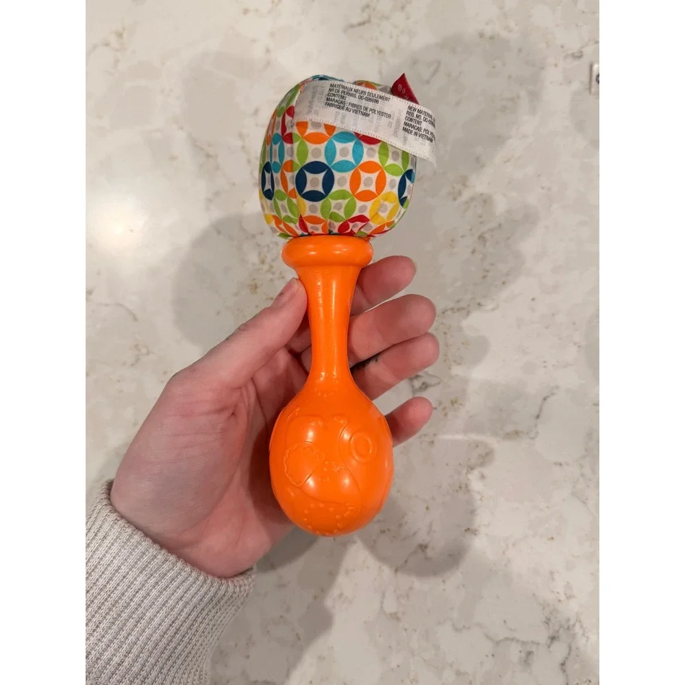 Fisher Price Rattle n Rock Maracas Set of 3 Blue Orange Yellow Baby Musical Toys